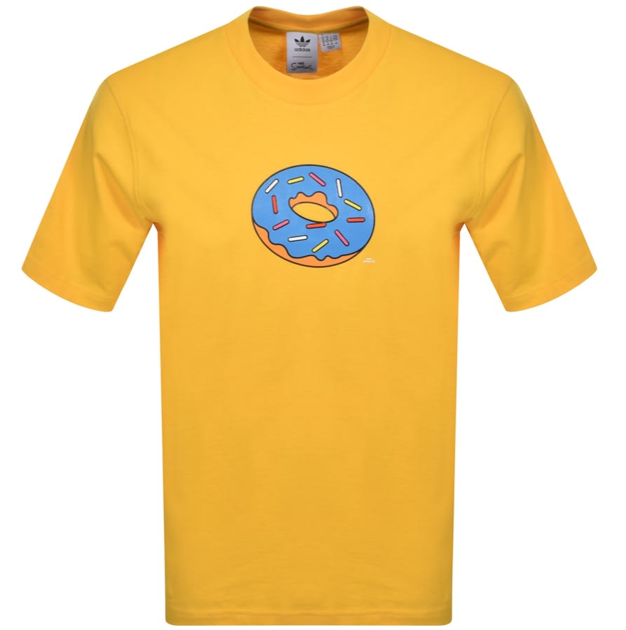 Alternative Image for Productadidas Originals X The Simpsons T Shirt Yellow1